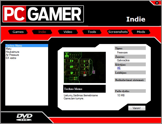 PC Gamer DVD